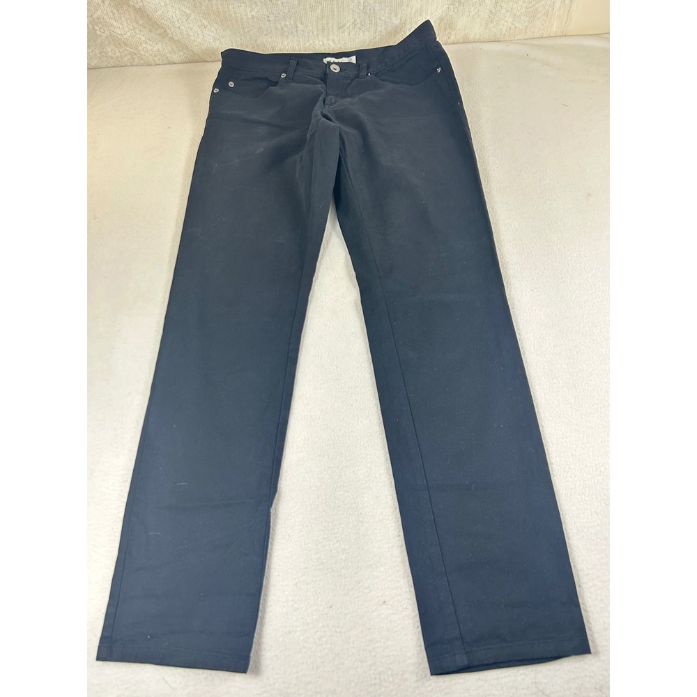 The Rail Straight Leg Pants Women 32W Black Minimalist